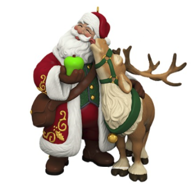 Santa and His Reindeer